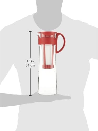 Hario "Mizudashi" Cold Brew Coffee Maker, 1000ml, Red