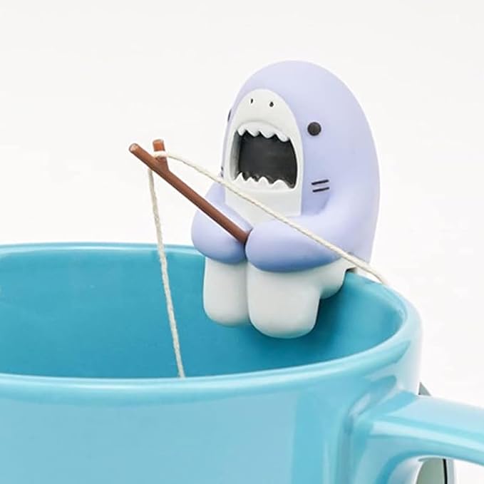 Creative Shark Shape Tea Infuser, Loose Leaf Tea Strainer, Funny Animal Shaped Tea Filters Gift for Tea Drinkers Shark Accessories Tea Lovers Accessory 
