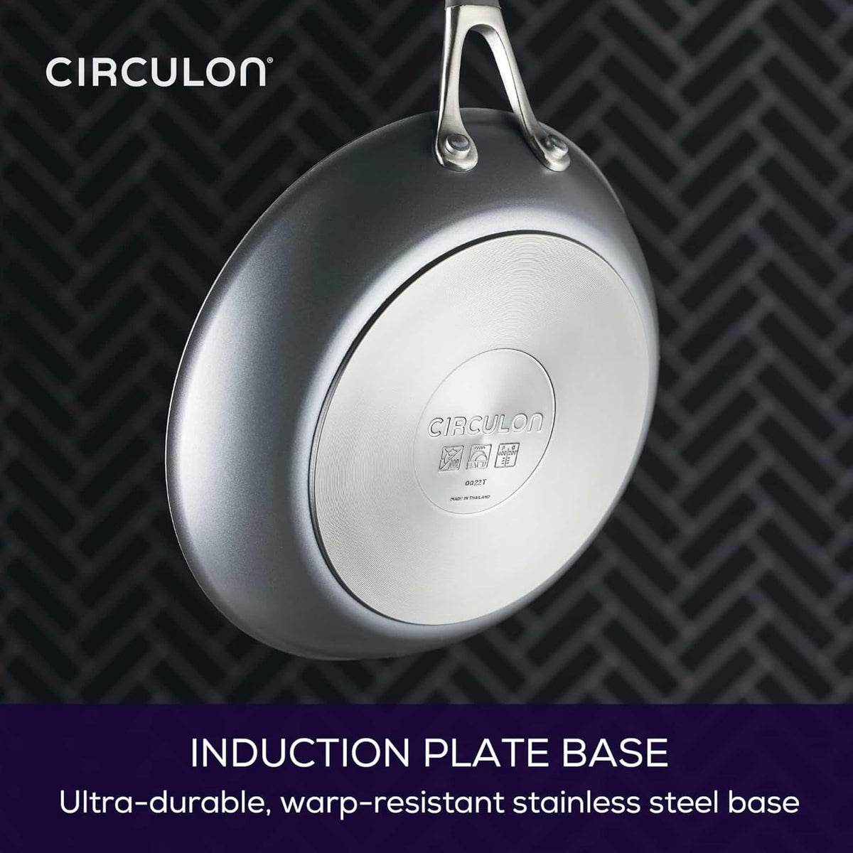 Circulon A1 Series with ScratchDefense Technology Nonstick Induction Frying Pan/Skillet, 10 Inch, Graphite