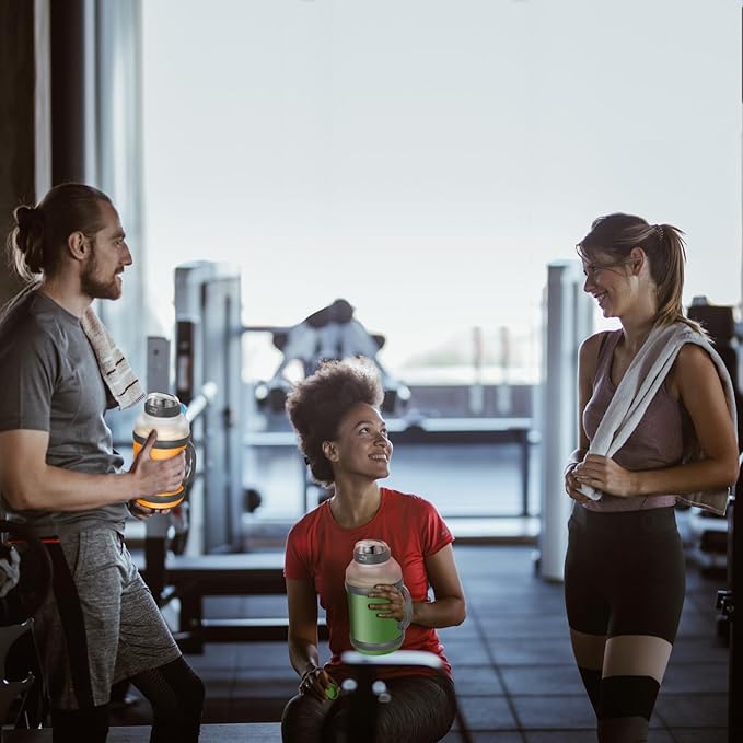 Portable Blender Personal Juicer for Shakes and Smoothies, 64 Oz On-The-Go Small Blender, Single Serve Blenders, Smoothie Maker with Type-C Rechargeable, Cordless (Black)