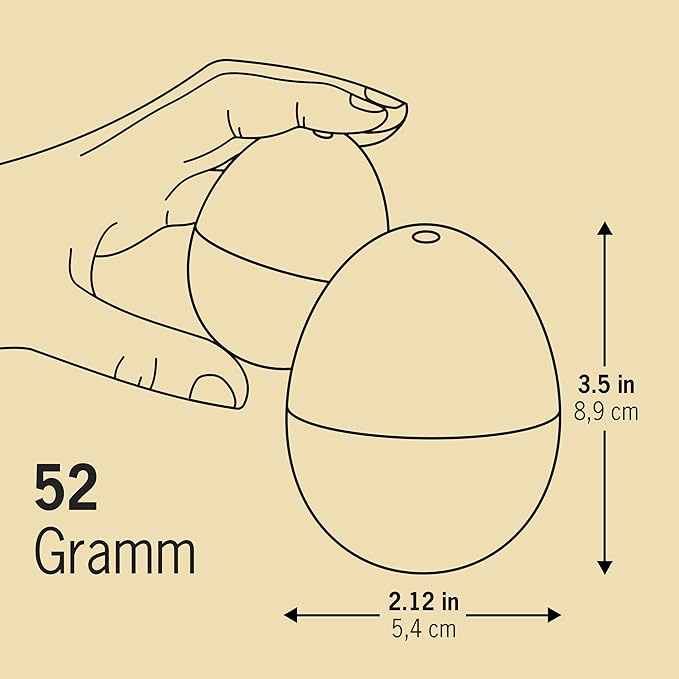 Meerkat BeepEgg β Egg Timer for Boiling Eggs β Musical Egg Cooker for Soft, Medium, Hard Boiled Eggs β Food Safe β Singing Floating Egg Timer β Egg Cooker for 3 Levels of Doneness - Brainstream