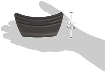 Le Creuset Silicone Set of 2 Handle Grips, 5" x 2 1/2" each, Black