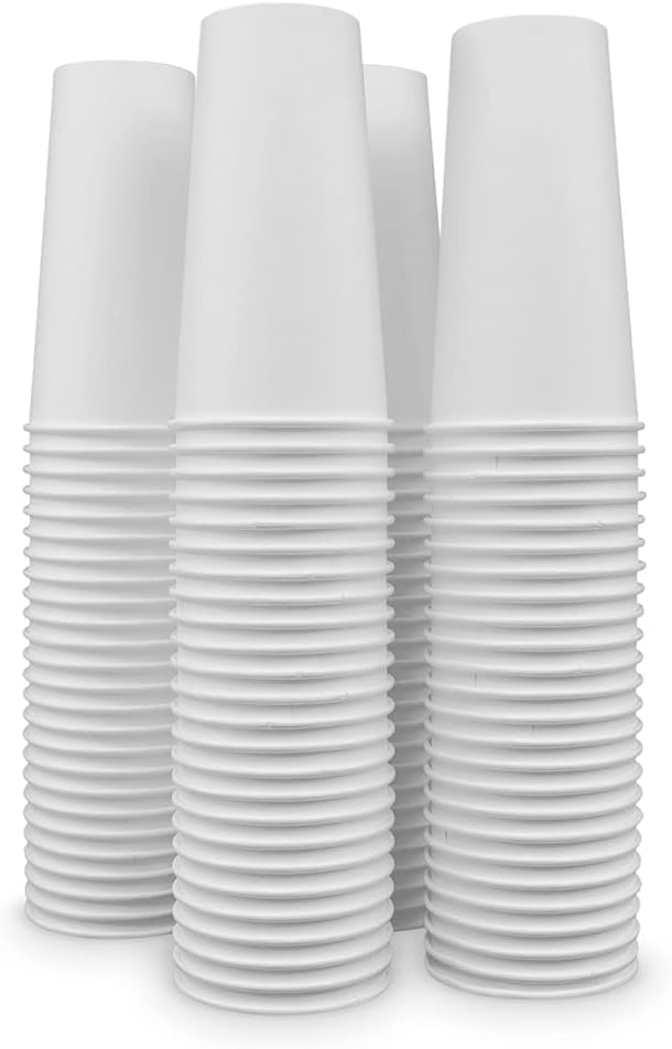 Siptown 20 oz 500 Bulk Pack Disposable Paper Cups for Hot Drinks, Coffee, & Tea | Made in USA (20 oz - 500 count)