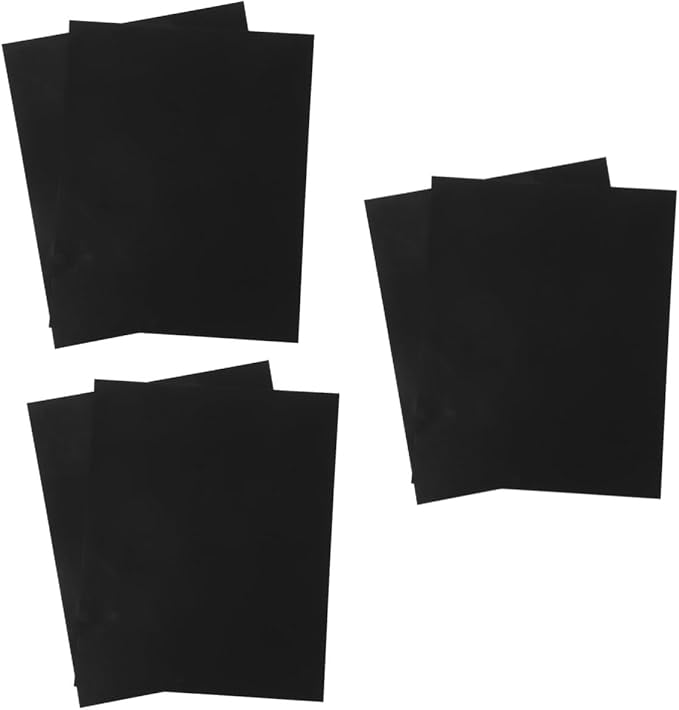 Kisangel 6pcs Multifunctional Baking Liner Heat Resistant BBQ Mat Non-Stick Grill Pad for Kitchen