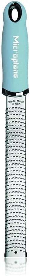 Microplane Premium Classic Citrus Zester and Parmesan Cheese Grater (Purist Blue)