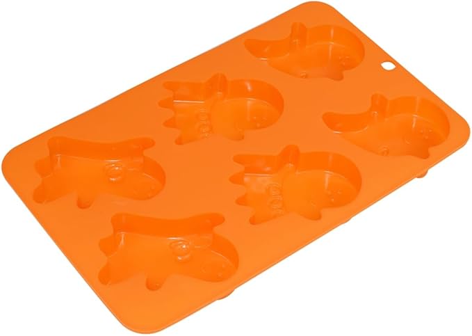 Halloween Ghost Silicone Molds, Non-Stick Chocolate Mold, Baking Moulds for Making Chocolate, Cake, Jelly, Dessert, Biscuit, Dome Mousse (A_ Ghost)