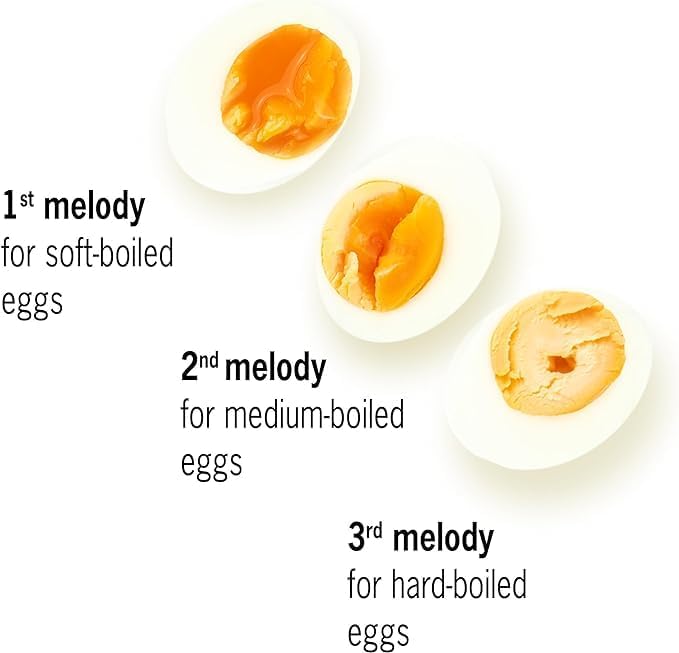 Moose BeepEgg – Egg Timer for Boiling Eggs – Musical Egg Cooker for Soft, Medium, Hard Boiled Eggs – Food Safe – Singing Floating Egg Timer – Egg Cooker for 3 Levels of Doneness - Brainstream