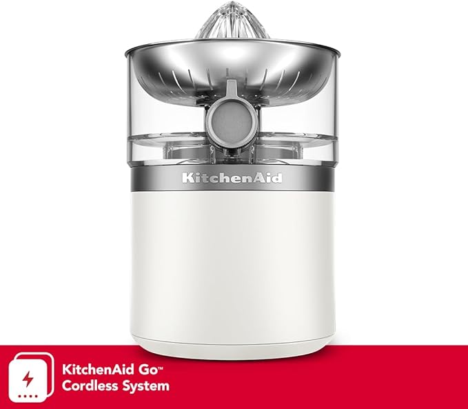 KitchenAid Go Cordless Citrus Juicer - battery sold separately, KCJR160, Porcelain White
