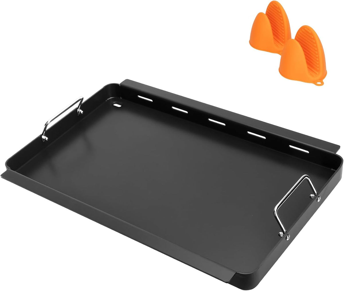 Full-Size Griddle Inserts for Charbroil Commercial Infrared 3 Burner 463242516 463242515 466242515 466242615 463367516 466242516 463342620, Flat Top Griddle Replacement for G466-0025-W1A G466-2400-W1