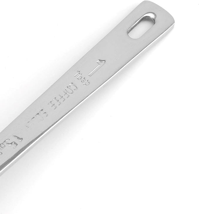 Hedume 9 Pack Coffee Scoop, 304 Stainless Steel Coffee Measuring Scoop 1 Tablespoon, Long Handle Spoon for Coffee, Milk Powder, Fruit Powder