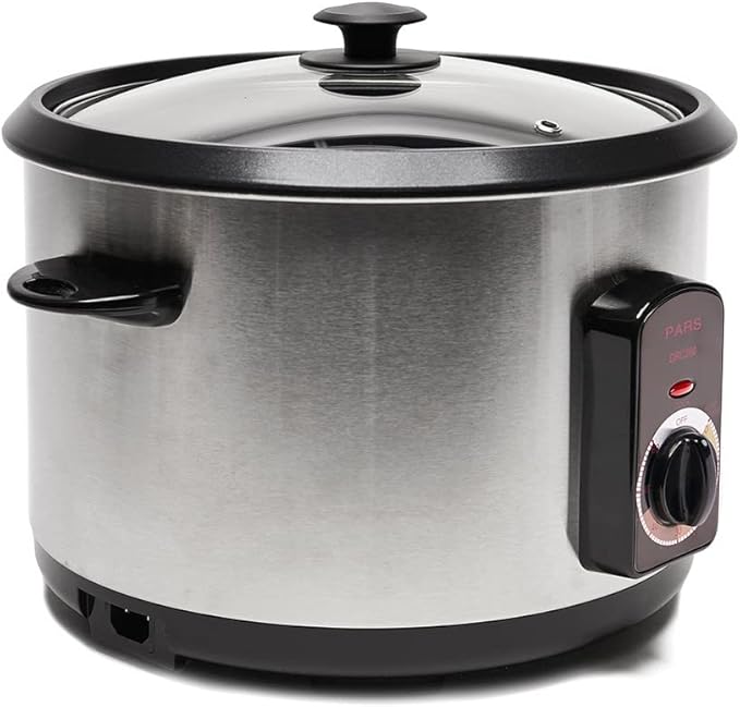 Pars Automatic Persian Rice Cooker - Tahdig Rice Maker Perfect Rice Crust, 20 Cup