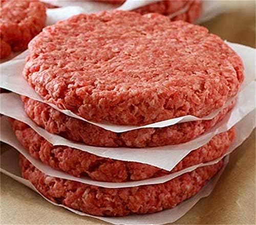 Patty Paper Sheets for 6 Inch Burger Press Resistant Circle Wax Parchment Paper Maker Cook Bake (6inch-400) (1pc)