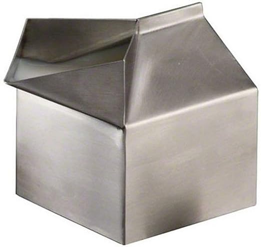 American Metalcraft MCC300 Stainless Steel Milk Carton Creamer Dispenser, Silver, 3-Ounce