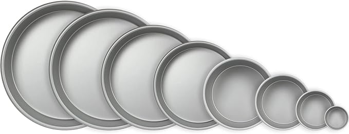 PME Professional Aluminum Round Baking Pan 10 x 4in