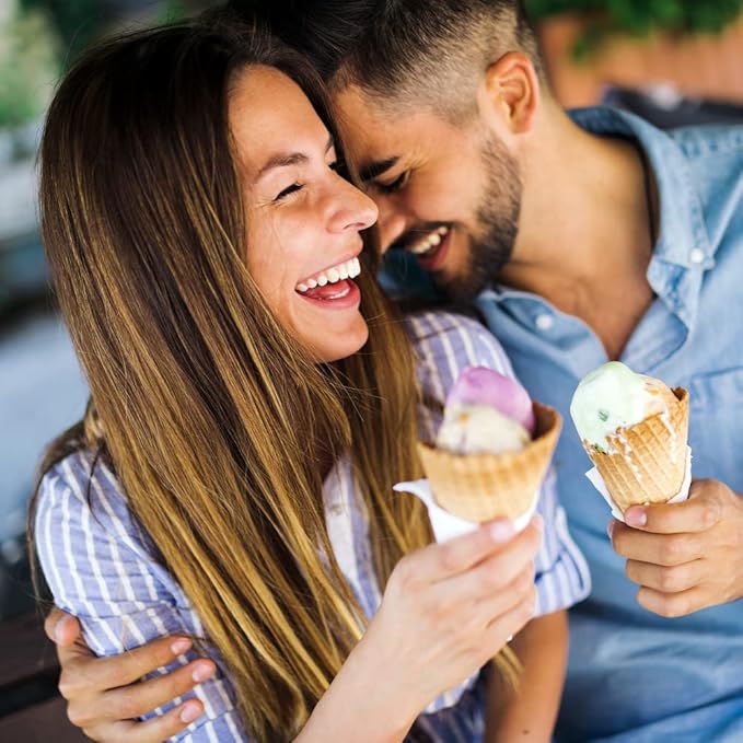 BALCI Ice Cream Scoop - Heavy Duty Stainless Steel Icecream Scooper With Non-Slip Rubber Grip - Professional Metal Ice-Cream Spade - Dishwasher Safe – Mint