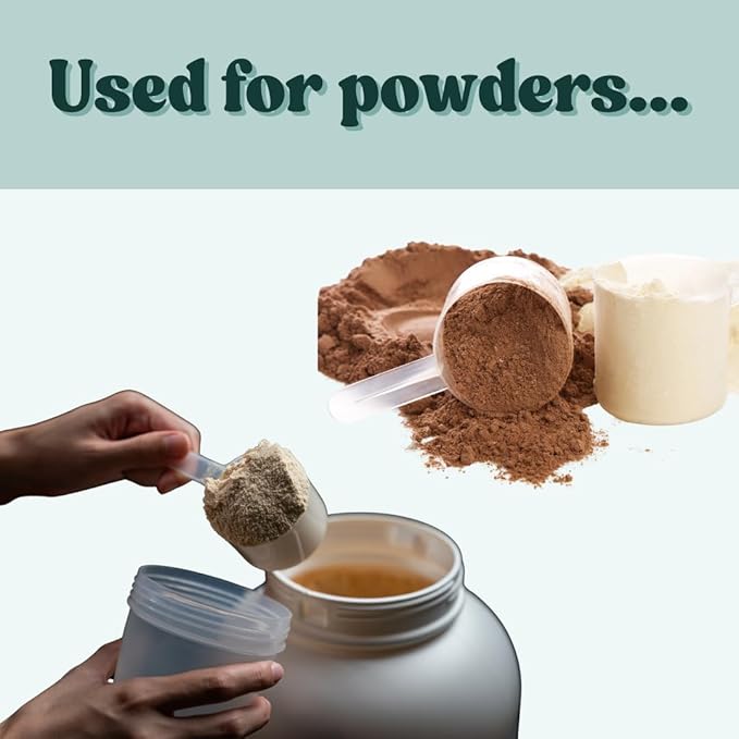 1 mL (1 CC) Long Handle Scoop for Measuring Coffee, Pet Food, Grains, Protein, Spices and Other Dry Goods (Pack of 10)