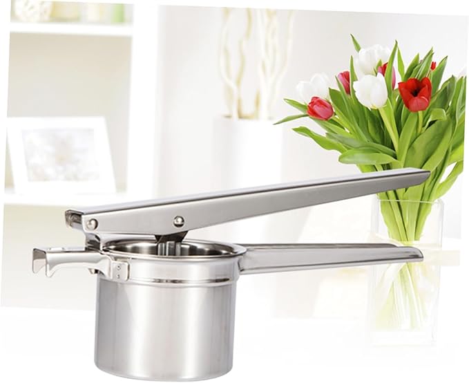 LIFKOME Manual Citrus Juicer Long Handle 316 Stainless Steel Lemon Squeezer Heavy-Duty Lemon Press for Fresh Juice for Home and Kitchen Use