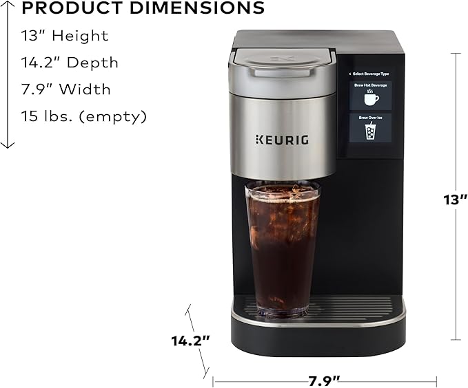 Keurig K-2550 Medium Business Single Serve Coffee Maker, Plumbed, Silver/Black