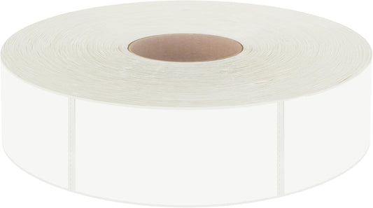500 Removable Blank Food Labels, Water/Oil/Tear Resistant with Perforation Line for Freezer Food Containers Jars Pantry Organization (Each Measures 1” x 2”)