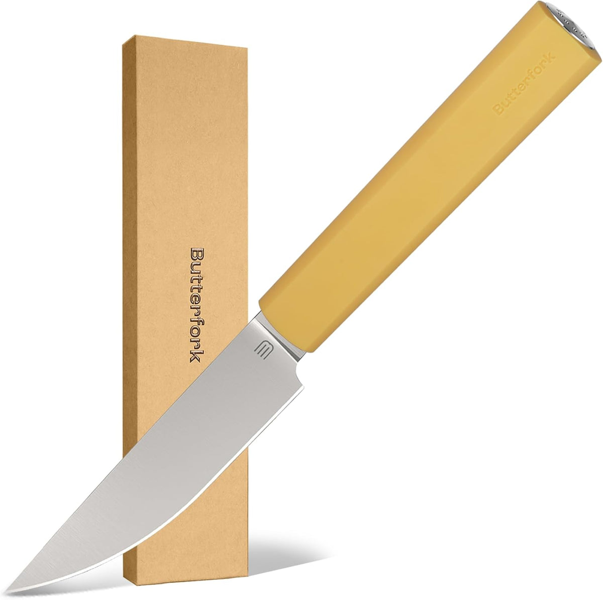 3.5 Inch Paring Knife, Small Kitchen Knife with AR-RPM9 Steel Replaceable Ergonomic Handle, Ultra Sharp Fruit Vegetable Knife for Peeling Coring Cutting