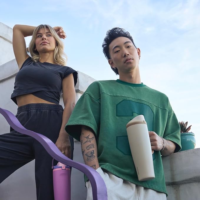 Owala FreeSip Tumbler - Stainless Steel - 40-oz. - Tan (Lightly Toasted) (Pack of 6)