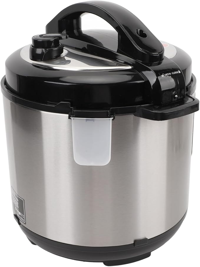 Alomejor Electric Pressure Cooker, 6L Multi Cooker with Smart Programs for Family Cooking Meal Prep (US Plug 110V)