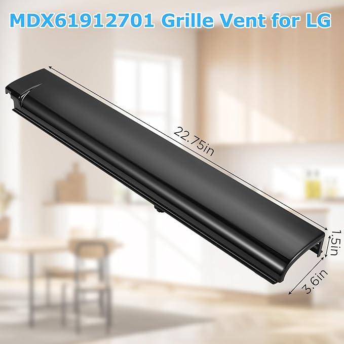 MDX61912701 Replacement Microwave Oven Cover Grille for LG AP5202555,2119394,AH3535252,EA3535252,LMV2031ST,LMH2016ST,LMHM2237BD,LMHM2017SB