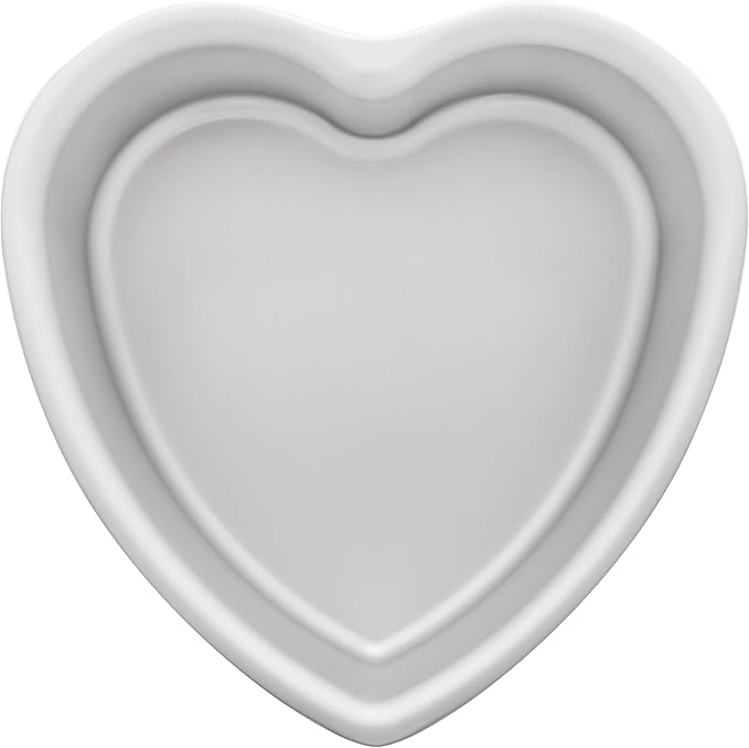 Fat Daddio's PHT-103 Anodized Aluminum Heart Cake Pan, 10 x 3 inch