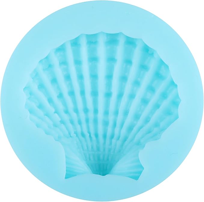 Seashell Fondant Molds Seashell Chocolate Silicone Mold for Cake Decorating Cupcake Topper Candy Gum Paste Polymer Clay