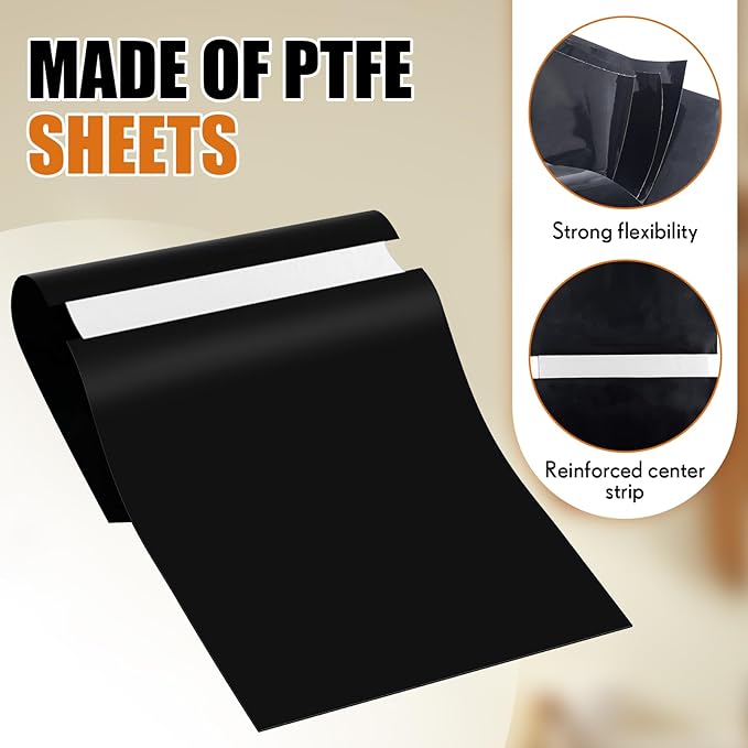 Teenyyou 5 Pcs 27.5 x 11 Inch PTFE Release Sheets Non Stick Toaster Release Sheets PTFE Liner Compatible with Antunes Roundup VCT-2, VCTM-2 Toaster, for Bread, Buns