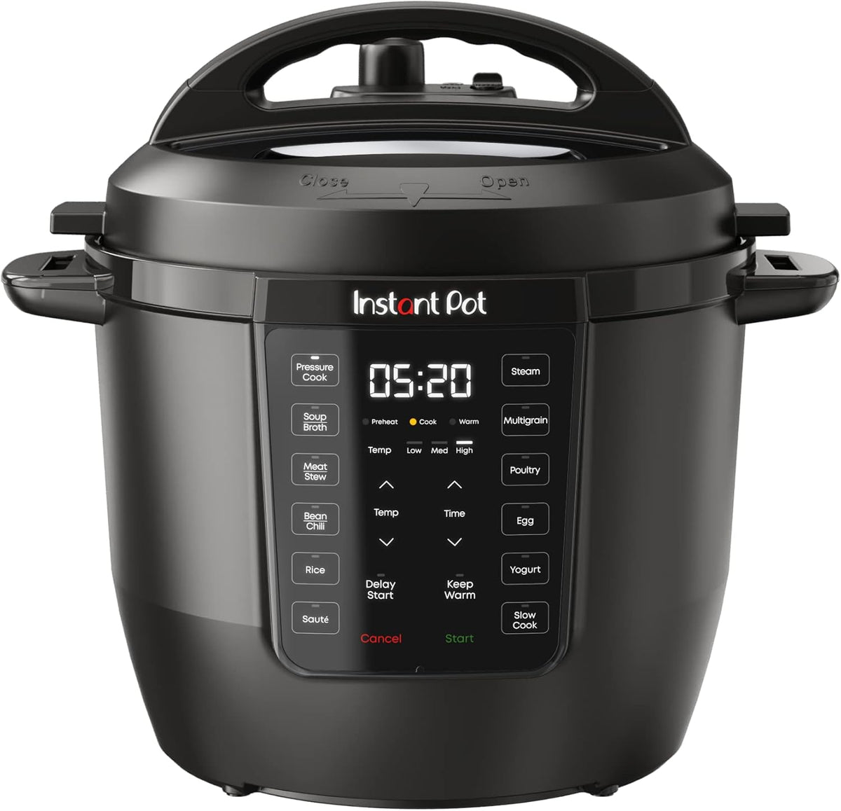 Instant Pot RIO, 7-in-1 Electric Multi-Cooker, PressureCooker, SlowCooker, RiceCooker, Steamer, Sauté, Yogurt Maker, & Warmer, Includes App With Over 800 Recipes, 6 Quart