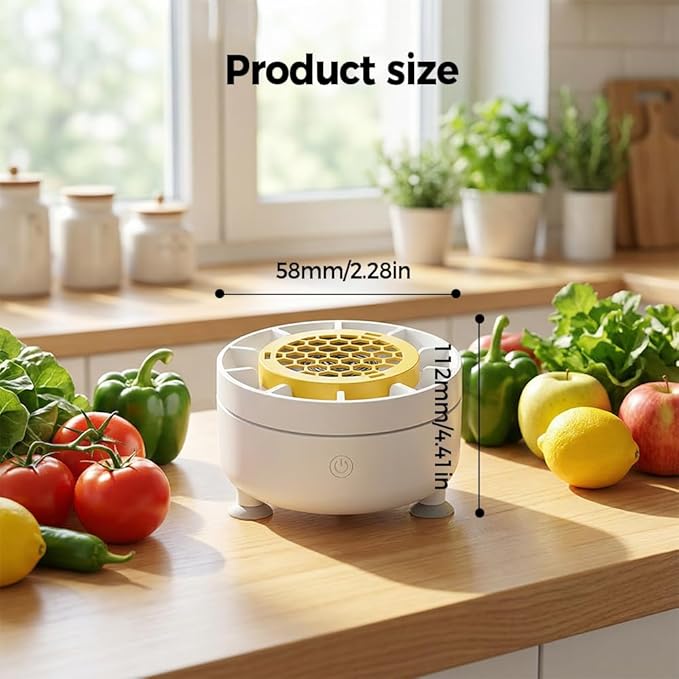 2026 New Produce Cleaner Machine, Fruit and Vegetable Washing Machine for Kitchen, Food Friendly Purifier Family Use (1 Set)