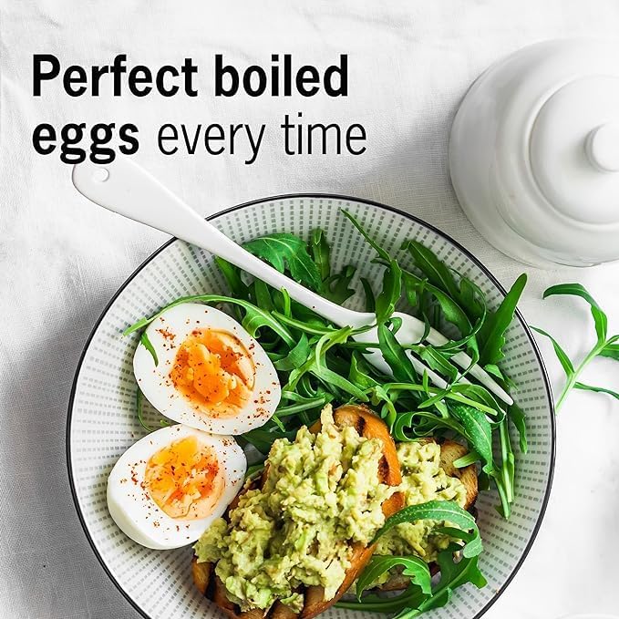 Moose BeepEgg – Egg Timer for Boiling Eggs – Musical Egg Cooker for Soft, Medium, Hard Boiled Eggs – Food Safe – Singing Floating Egg Timer – Egg Cooker for 3 Levels of Doneness - Brainstream
