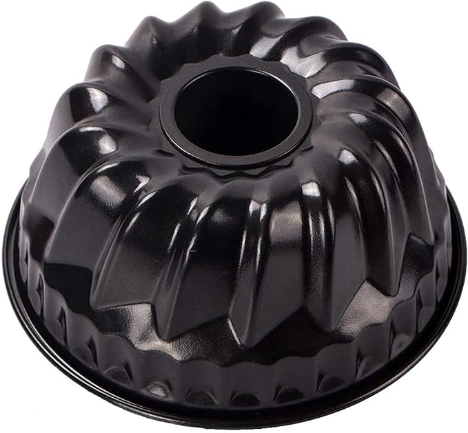 Webake 7 Inch Fluted Tube Pan Non-stick, Heavy Duty Carbon Steel Kugelhopf Cake Baking Mold for 6QT 8QT Insta Pot