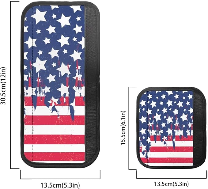 American Flag Fridge Door Handle Covers Set of 6, Refrigerator Door Handle Covers Kitchen Fridge Microwave Dishwasher Door Handle Protector Covers July 4th Independence Day Decor