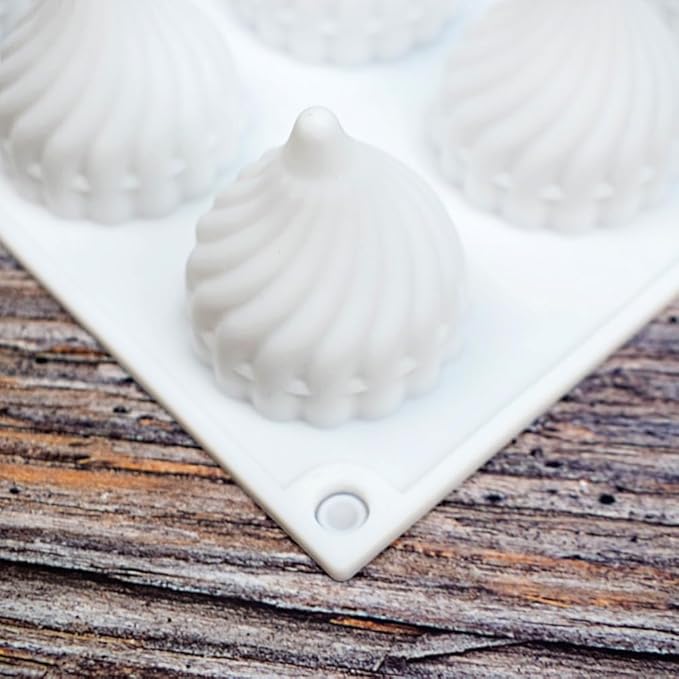 Cone Whirlwind Onion Silicone Cake Mold for Chocolate Mousse Pudding Dessert Bread Bakeware Pan Decorating (Onion C_11.6 X6.8 X1.72inch)