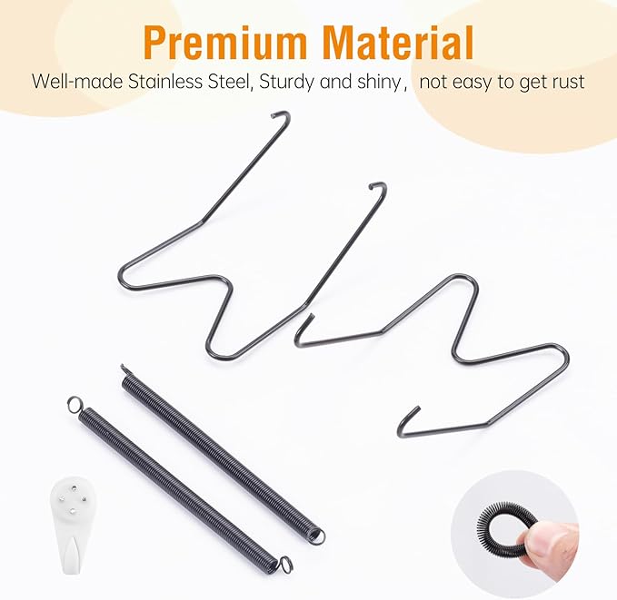 3 Pack Plate Hangers for The Wall, Suitable for 8-10 inch Art Plate, Stainless Steel Invisible Heavy Duty Wire Plate Holder with Wall Hooks, Plate Hangers for Displaying Plates, Platter, Dish, Black
