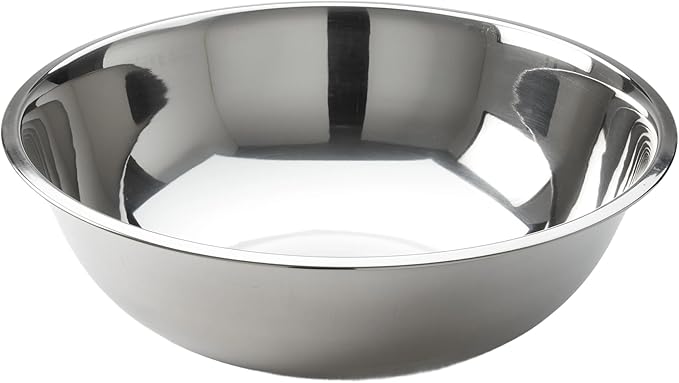 American METALCRAFT, Inc. 3 qt Stainless Steel Mixing Bowl, Silver