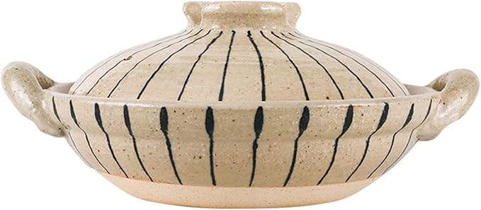 Heat Resistant Ceramic Casserole, Round Earthen Pot Cookware with Lid for Dinner and Party, Uniform Heating Stockpot for Stew, Soup, Steam, Bake(600ml/0.6quart, White)