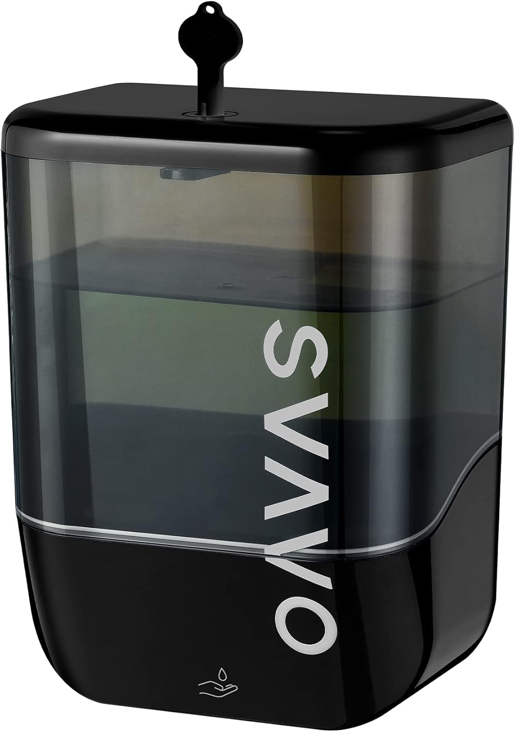 SVAVO Automatic Soap Dispenser Touchless, Hand Soap Dispenser Wall Mount, Electric Sensor Battery Operated for Offices Home Kitchen Bathroom Hotel Restaurant Commercial, 34fl.oz/1000ml Black