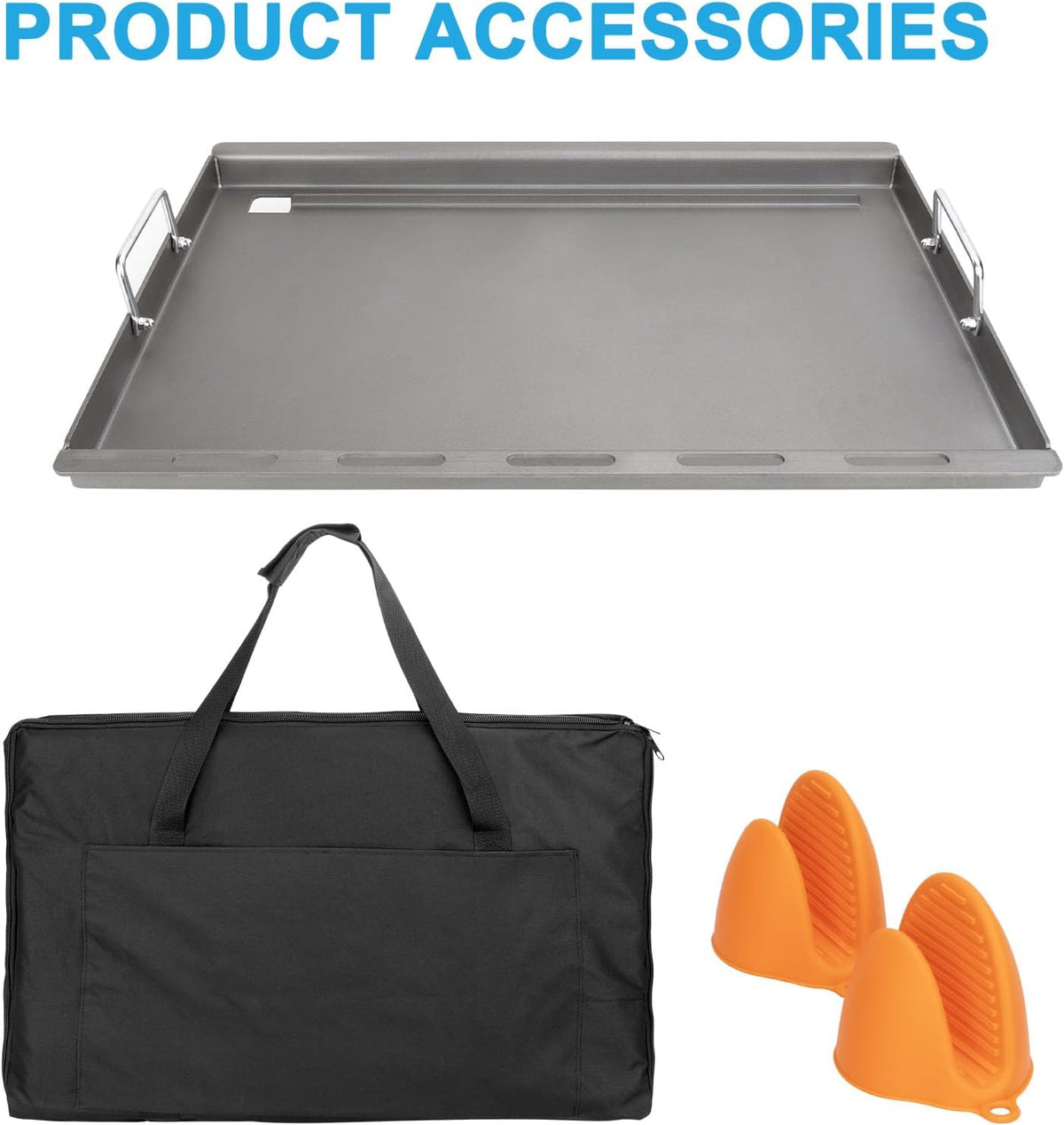 Full Size Griddle for Weber Genesis II Genesis II LX 300 Series, Flat Top Griddle Plate Part Replacement Parts for Weber Genesis II 310/315/325/335, Genesis II LX 340