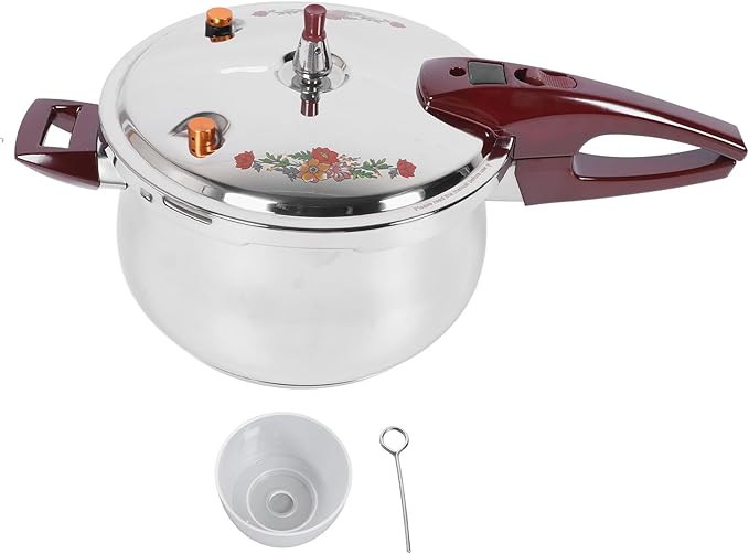Generic Pressure Cooker, 80KPA Stainless Steel Pressure Canner Pressure Cooker with Ergonomic Handle for Induction Cooktops, Gas Cooktops, Open Flames Using (9L), Genericgw5tu3c8sd-13
