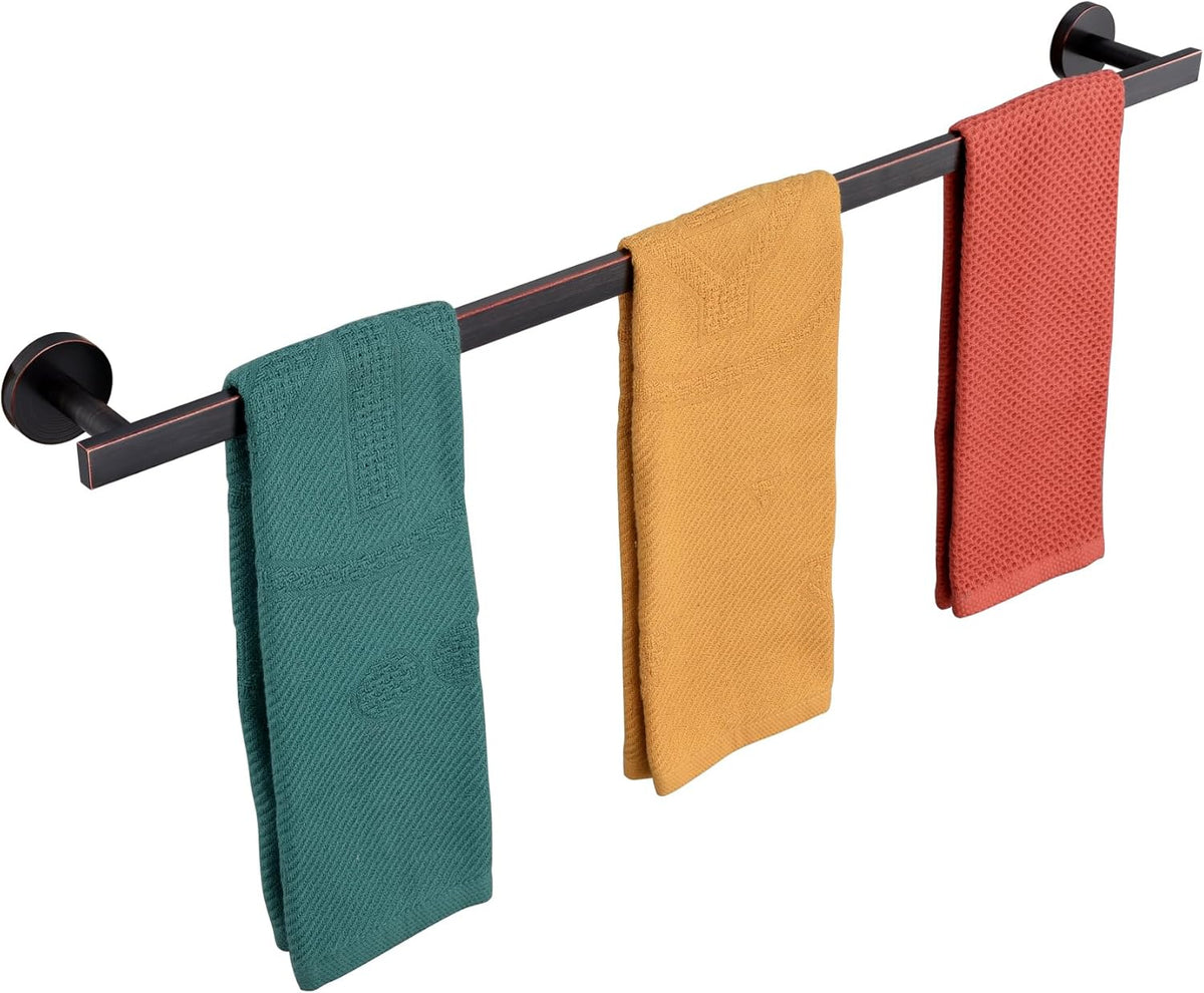 36 Inch Bathroom Towel Bar Bath Towel Rack Kitchen Towel Holder Long Towel Rails Wall Mounted SUS304 Stainless Steel Oil Rubbed Bronze AN4001ORB-L36