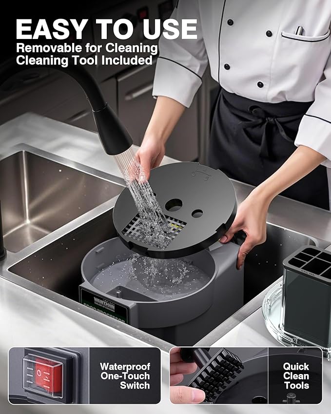 WantJoin 5-in-1 Electric Food Processor & Vegetable Chopper - Multifunctional Commercial Dicer with Stainless Steel Blades for Slicing (2.5mm), Dicing (8/12mm), Chopping (2.5mm), Shredding