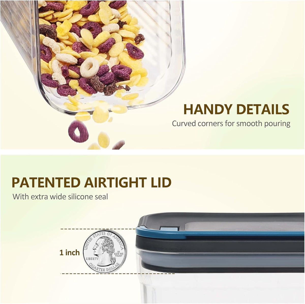 4 PACK Dog Treat Container 0.6 Qt*2+1.5 Qt+3.4 Qt, Airtight Food Storage Container, Clear Food Grade Canisters with Lids, Dog Treat Jar Food Canister Set for Dog Food, Snack, Cookie