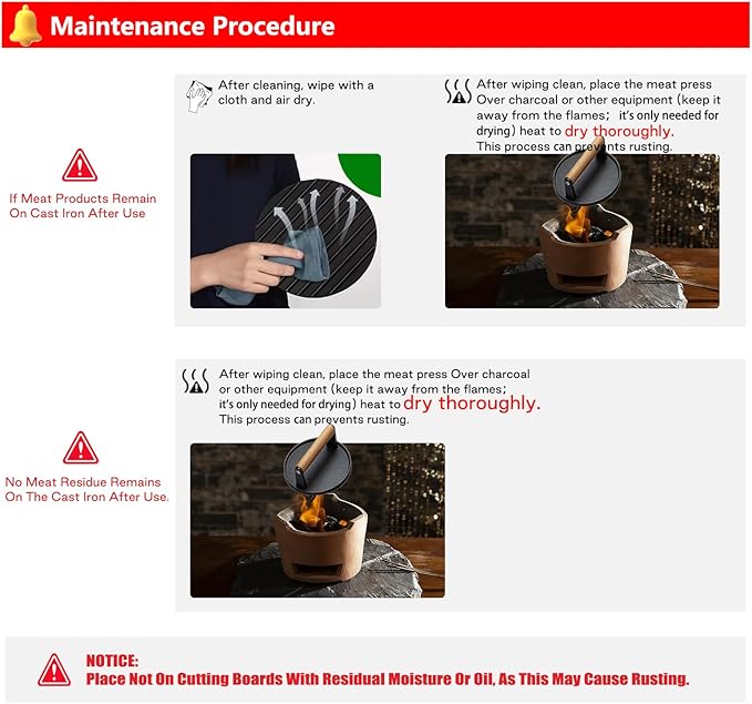 Smash Burger Press Kit 56 Pcs,grill press,7.9 Inch Cast iron hamburger smasher tool, Bacon Press,Burger Smasher for Grill and Griddle Accessories,Barbecues and Tailgates