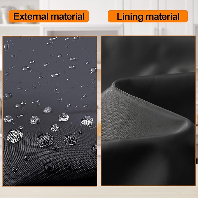 Toaster Oven Cover Heavy Duty Heat-Resistant Dust-proof Waterproof Cover Case Compatible With BLACK+DECKER Black & Decker Crisp 'N Bake Air Fryer Toaster Oven(18.5"D X 17.7"W X 11.4"H)