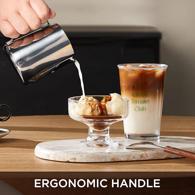 Neretva 20 Bar Espresso Machine with Milk Frothing Steam Wand & Milk Frothing Pitcher Jug Cup 350ML