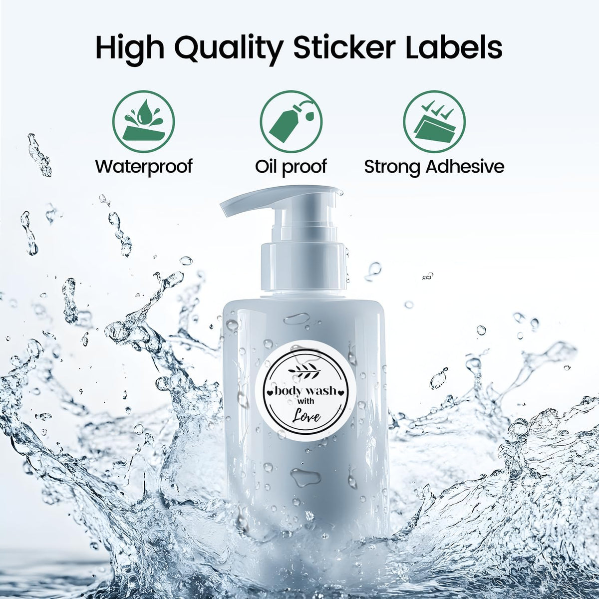 2” White Circle Thermal Label, Self-Adhesive Round Sticker Label 750 Labels/Roll, Round Direct Thermal Labels, Multi-Purpose Roll Thermal Stickers for Small Business