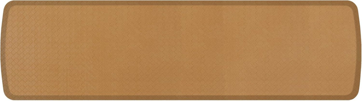 GelPro Elite Premier Gel & Foam Anti-Fatigue Kitchen Floor Comfort Mat, 20" x 72", Basketweave Khaki